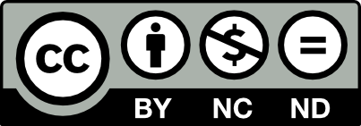 Creative Commons Reconeixement-NoComercial-SenseObraDerivada